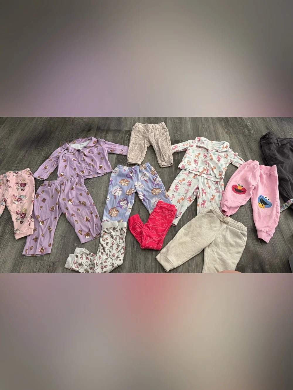 Baby girls 18 month pajama lot